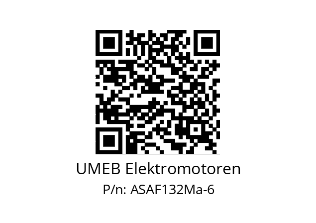   UMEB Elektromotoren ASAF132Ma-6