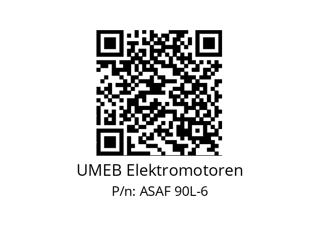   UMEB Elektromotoren ASAF 90L-6