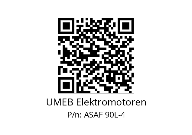   UMEB Elektromotoren ASAF 90L-4