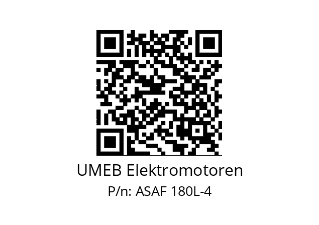   UMEB Elektromotoren ASAF 180L-4