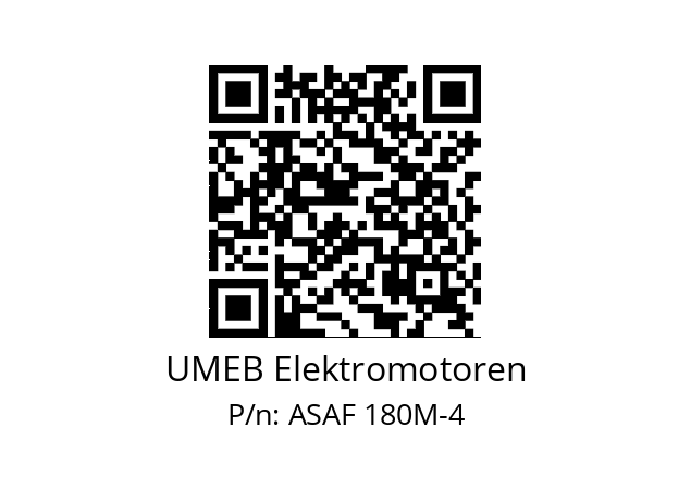   UMEB Elektromotoren ASAF 180M-4