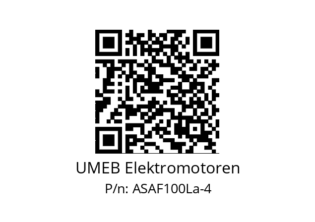   UMEB Elektromotoren ASAF100La-4