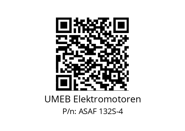   UMEB Elektromotoren ASAF 132S-4