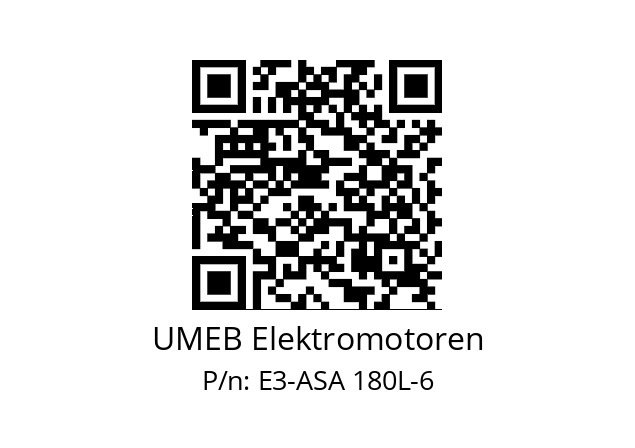   UMEB Elektromotoren E3-ASA 180L-6