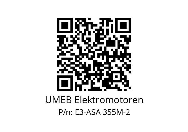   UMEB Elektromotoren E3-ASA 355M-2