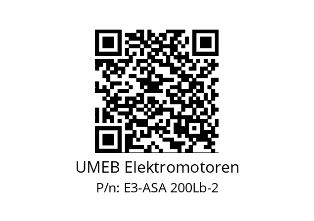   UMEB Elektromotoren E3-ASA 200Lb-2