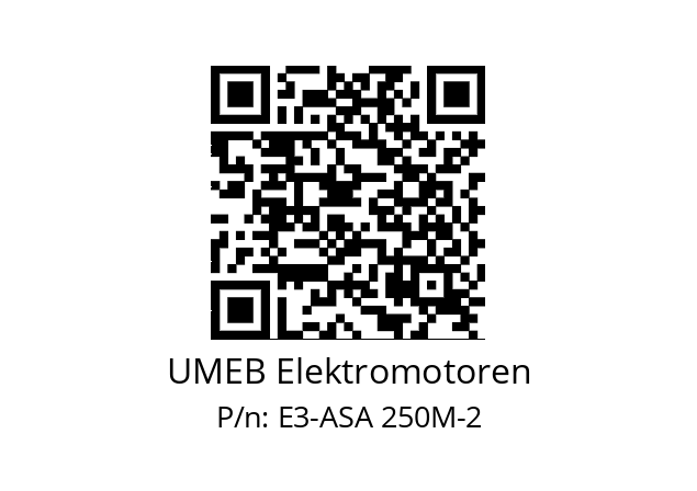   UMEB Elektromotoren E3-ASA 250M-2