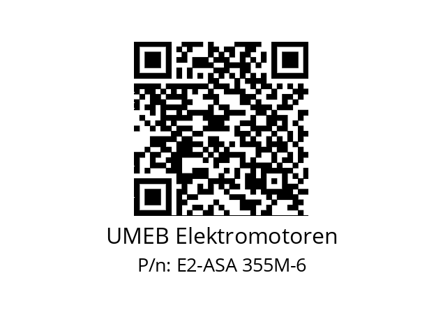   UMEB Elektromotoren E2-ASA 355M-6