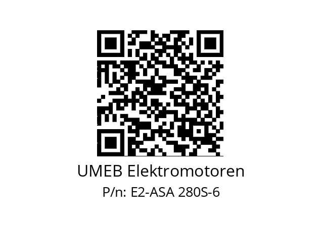   UMEB Elektromotoren E2-ASA 280S-6