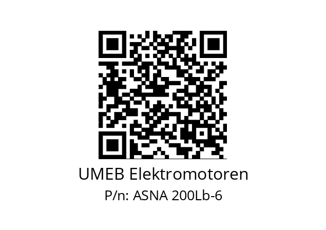   UMEB Elektromotoren ASNA 200Lb-6