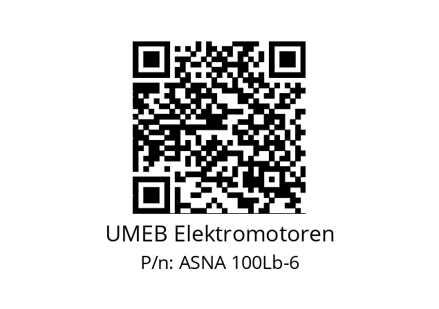   UMEB Elektromotoren ASNA 100Lb-6