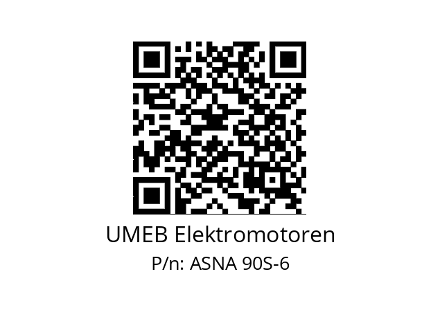   UMEB Elektromotoren ASNA 90S-6