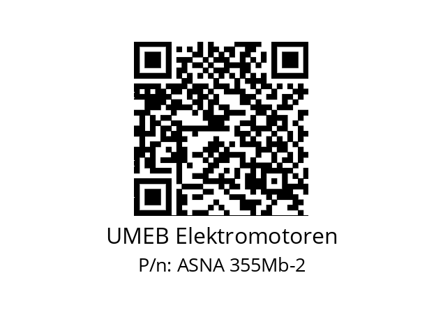   UMEB Elektromotoren ASNA 355Mb-2