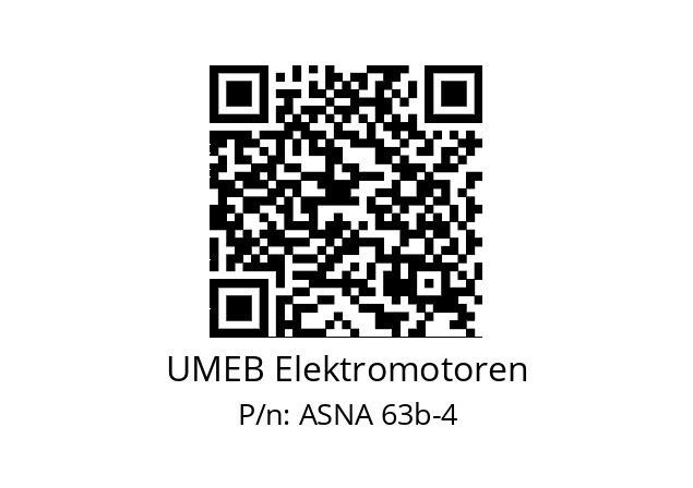   UMEB Elektromotoren ASNA 63b-4