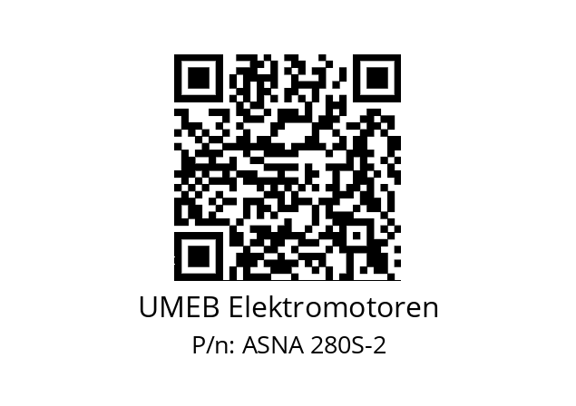   UMEB Elektromotoren ASNA 280S-2