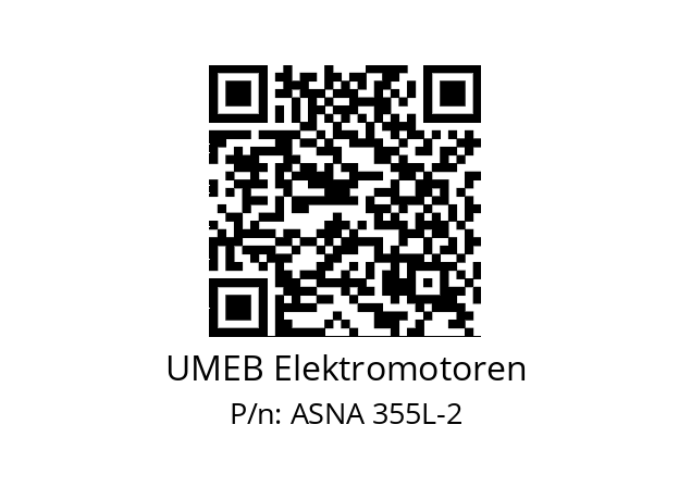   UMEB Elektromotoren ASNA 355L-2