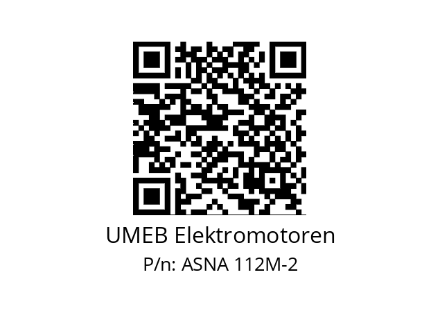   UMEB Elektromotoren ASNA 112M-2