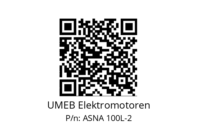   UMEB Elektromotoren ASNA 100L-2