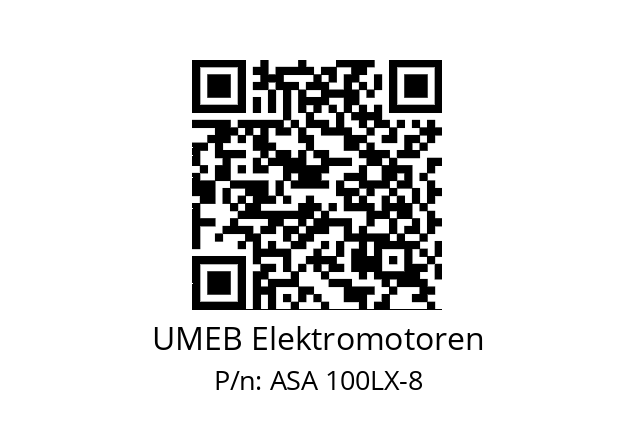   UMEB Elektromotoren ASA 100LX-8