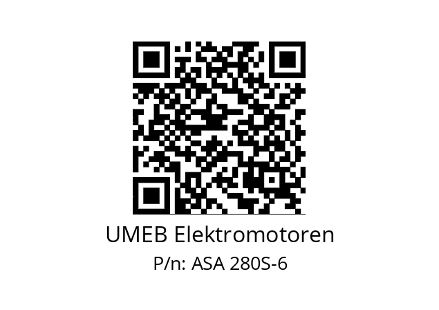   UMEB Elektromotoren ASA 280S-6