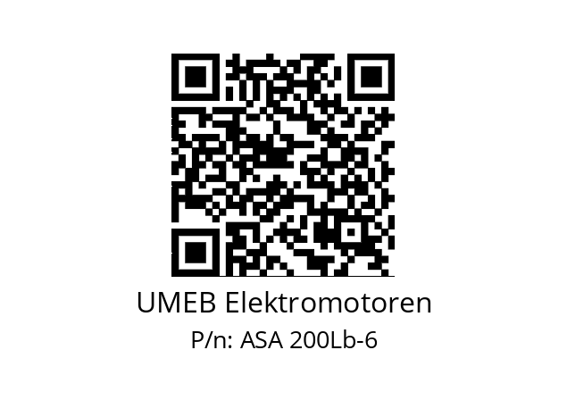   UMEB Elektromotoren ASA 200Lb-6