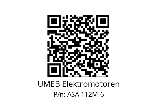   UMEB Elektromotoren ASA 112M-6