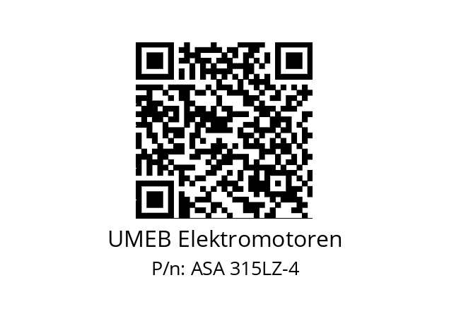   UMEB Elektromotoren ASA 315LZ-4