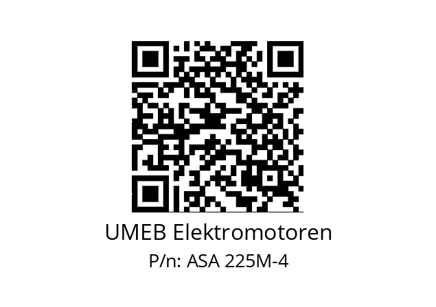   UMEB Elektromotoren ASA 225M-4