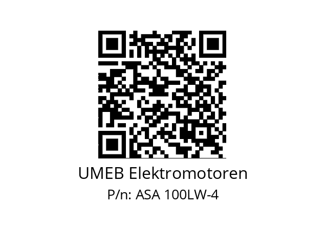   UMEB Elektromotoren ASA 100LW-4