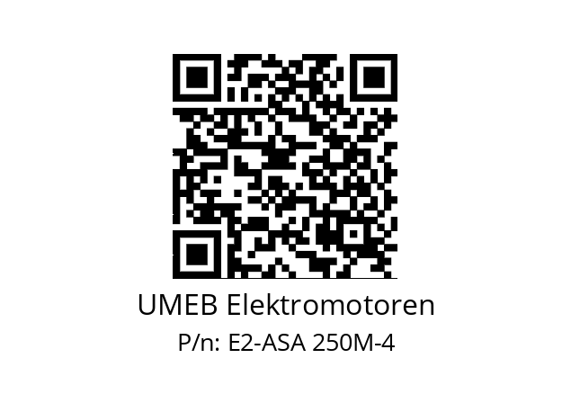   UMEB Elektromotoren E2-ASA 250M-4