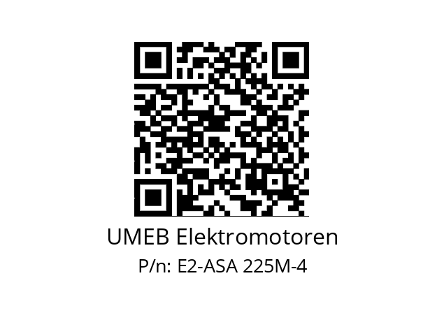   UMEB Elektromotoren E2-ASA 225M-4