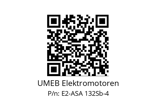   UMEB Elektromotoren E2-ASA 132Sb-4