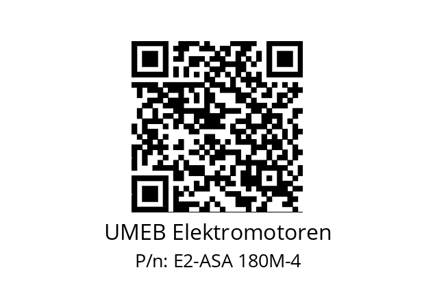   UMEB Elektromotoren E2-ASA 180M-4