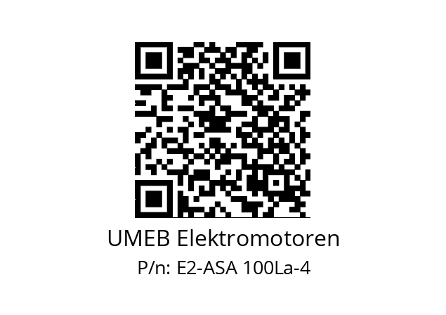   UMEB Elektromotoren E2-ASA 100La-4