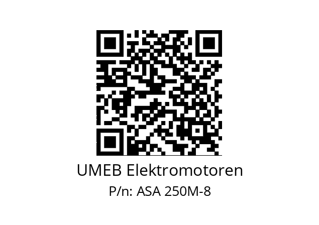   UMEB Elektromotoren ASA 250M-8