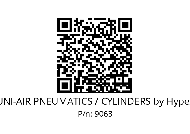   UNI-AIR PNEUMATICS / CYLINDERS by Hypex 9063