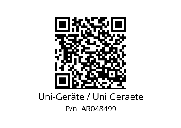   Uni-Geräte / Uni Geraete AR048499