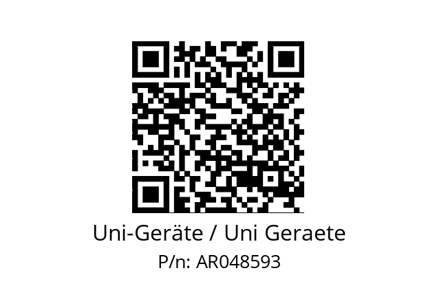   Uni-Geräte / Uni Geraete AR048593