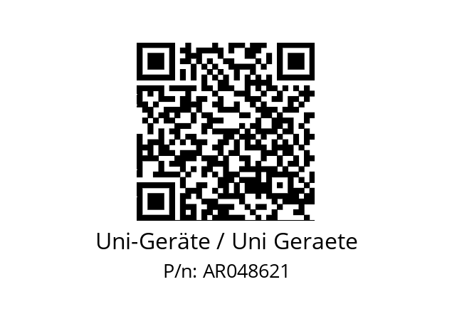   Uni-Geräte / Uni Geraete AR048621