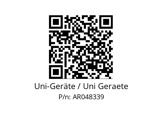   Uni-Geräte / Uni Geraete AR048339