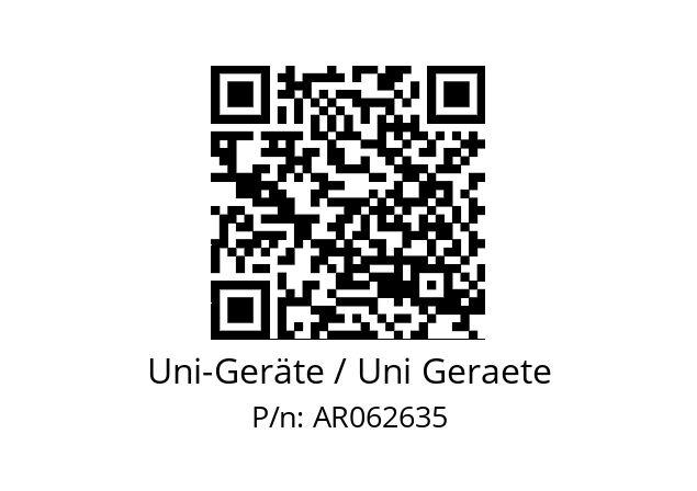   Uni-Geräte / Uni Geraete AR062635