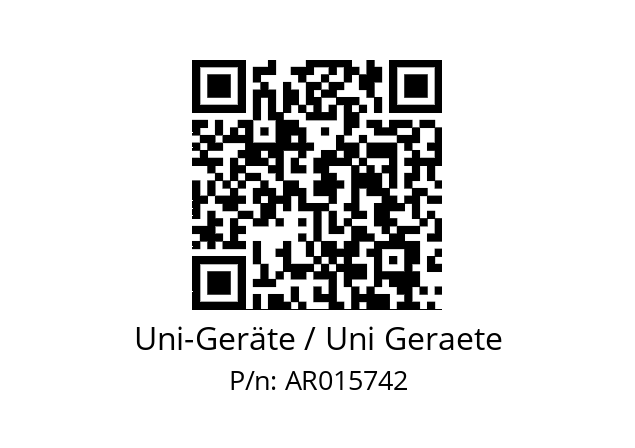   Uni-Geräte / Uni Geraete AR015742