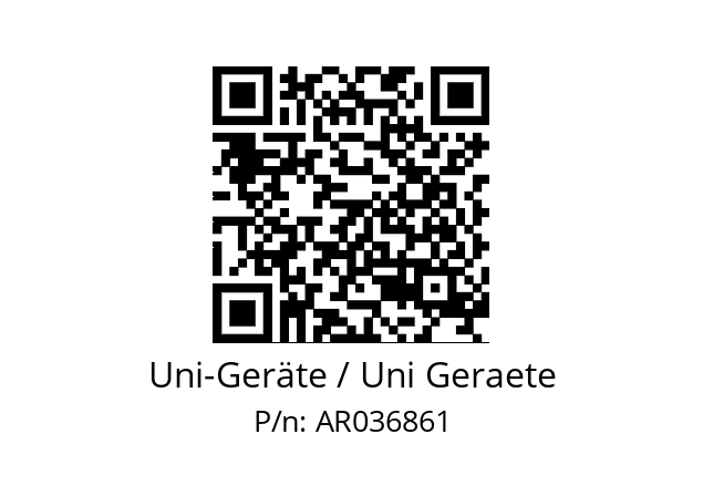   Uni-Geräte / Uni Geraete AR036861