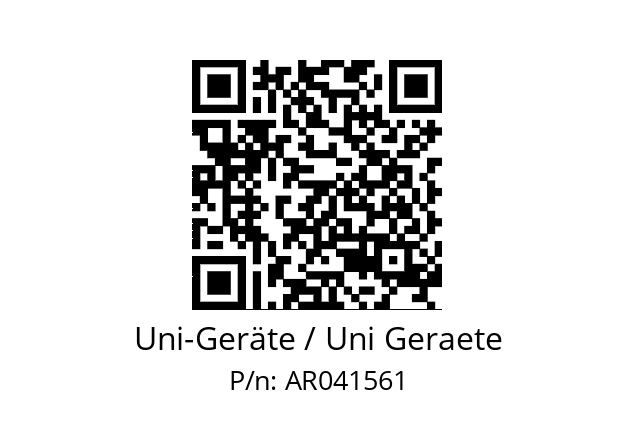   Uni-Geräte / Uni Geraete AR041561