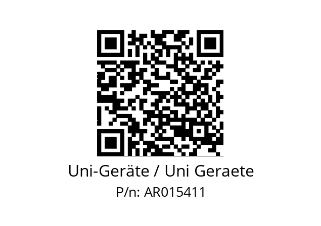   Uni-Geräte / Uni Geraete AR015411