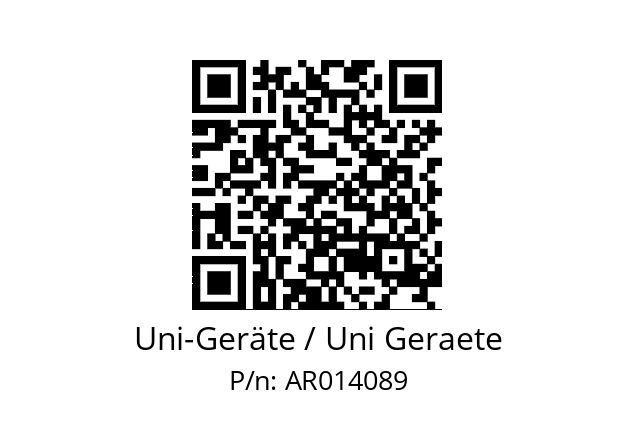   Uni-Geräte / Uni Geraete AR014089