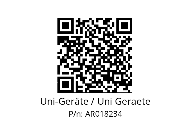   Uni-Geräte / Uni Geraete AR018234