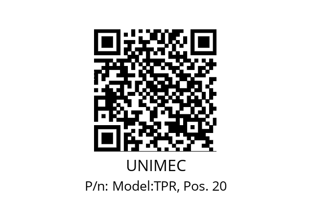   UNIMEC Model:TPR, Pos. 20