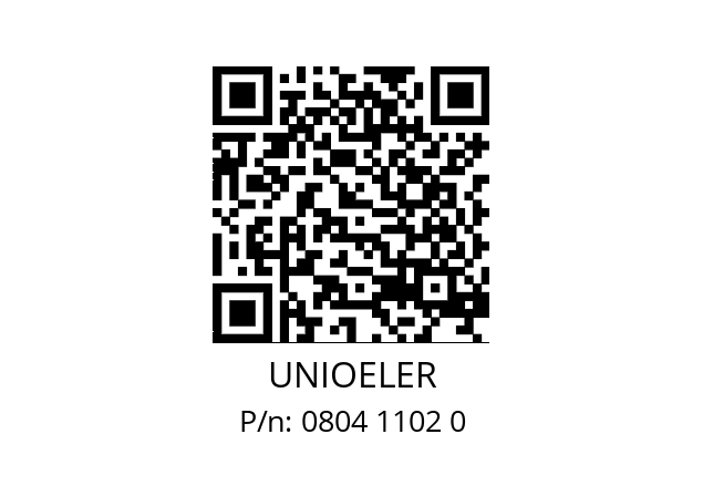   UNIOELER 0804 1102 0