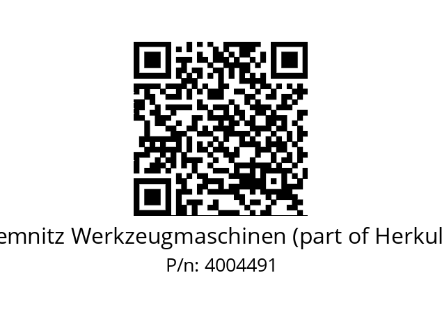   UnionChemnitz Werkzeugmaschinen (part of HerkulesGroup) 4004491